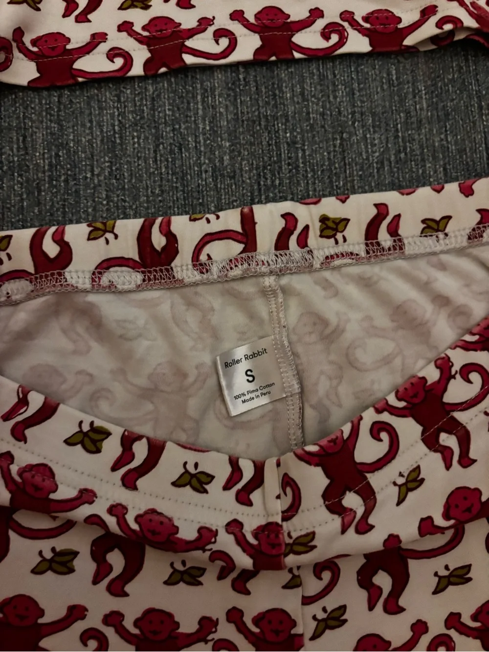 Roller Rabbit Monkey Pajama Set - Picture 4 of 4